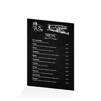 Menu - Ardoise restaurant terroir : A4RV
