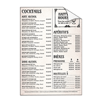 Affichage : JOURNAL Cocktails