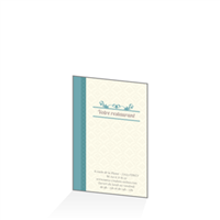 Carte de fidélité - Tapisserie turquoise : 54x85RV