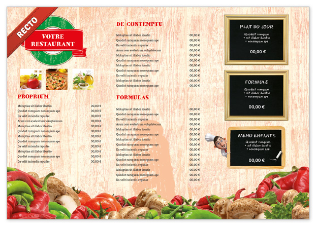 Menu Restaurant Italien Gastronomique Menu Restaurant Italien Gastronomique