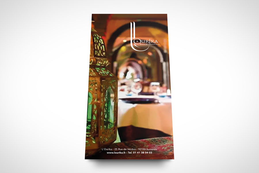 menu marron oriental region tradition