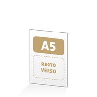 Menu A5 - Recto / Verso