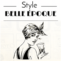 Menu journal - Style Belle époque