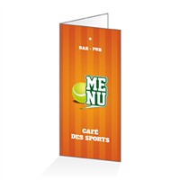 Menu - Sport tennis : 4P14x30