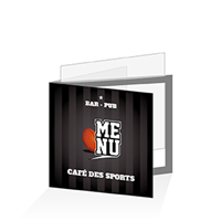 Porte menu - Sport rugby : 21x21