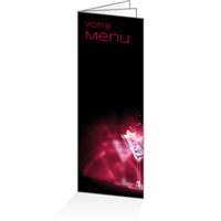 Menu - Lounge pourpre : 6P14x38