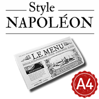  Menu - Journal Napoléon : A4RV