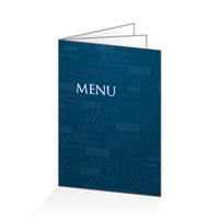 Menu - Typo bleu : 6PA4