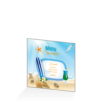 Menu - Bord de mer : 21x21RV