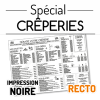 Set de table - Journal spécial Crêperies : Recto