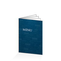 Menu - Typo bleu : 8PA5