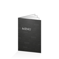 Menu - Typo noir : 8PA5