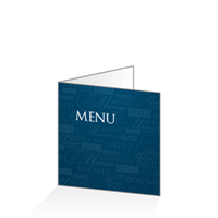 Menu - Typo bleu : 4P21x21