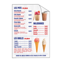 Affichage : Glaces