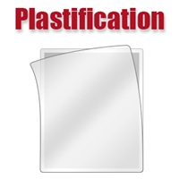 Plastification encart A4