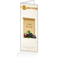 Menu - Vins de France : 4P14x38