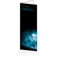 Menu - Lounge cyan : 4P14x38