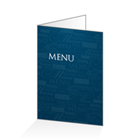 Menu - Typo bleu : 4PA4