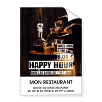 Affiche : HAPPY HOUR alcools