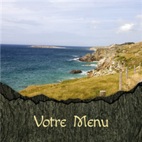 Menu - Bois écorce breton photo