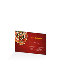 Carte de fidélité - Hot Pizza Bordeaux : 85x54RV