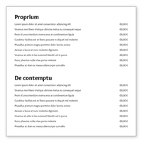Page pour insertion dans porte-menu 21x21 (2)