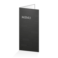 Menu - Typo noir : 4P14x30