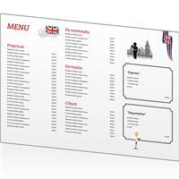 Set de table - Europe United-Kingdom : A3