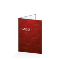 Menu - Typo bordeaux : 4PA5