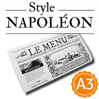  Menu - Journal Napoléon : A3RV