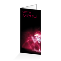 Menu - Lounge pourpre : 4P14x30