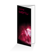 Menu - Lounge pourpre : 6P14x30