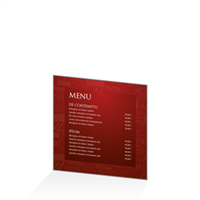 Menu - Typo bordeaux : 21x21RV