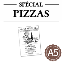 Flyer - Journal Pizzas : A5RV
