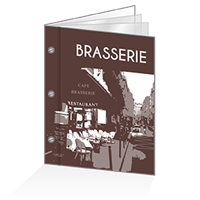 Porte-menu à vis - Brasserie : A4