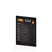 Menu - Restauration rapide kebab : A5RV