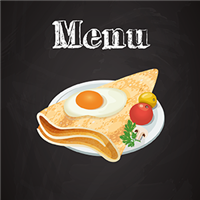 Menu - Restauration rapide crepes