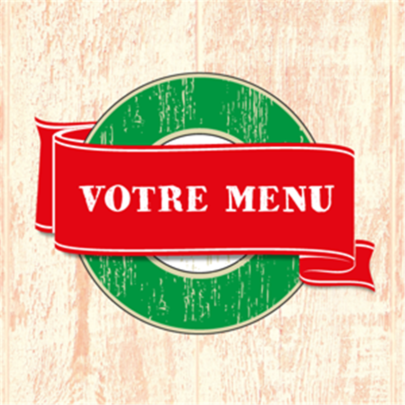 Menu personnalisable pour restaurant italien Menu personnalisable pour restaurant italien