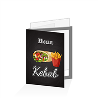 Porte menu - Restauration rapide kebab : A5