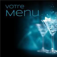 Menu - Lounge cyan