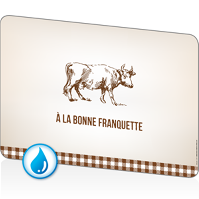 Dessous de table personnalisable