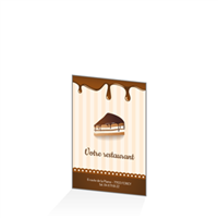 Carte de fidélité - Coulis chocolat : 54x85RV