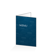 Menu - Typo bleu : 4PA5