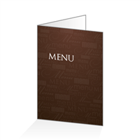 Menu - Typo chocolat : 4PA4