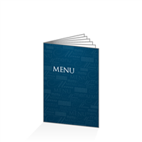 Menu - Typo bleu : 12PA5