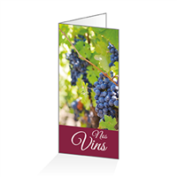 Menu - Carte vins rouges : 4P14x30