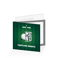 Porte menu - Sport golf: 21x21
