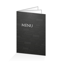 Menu - Typo noir : 6PA4