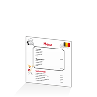 Menu - Europe Belgique : 21x21RV