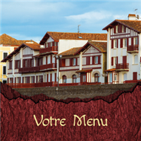 Menu - Bois écorce basque photo